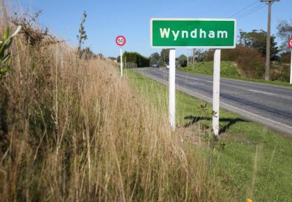 Wyndham signpost